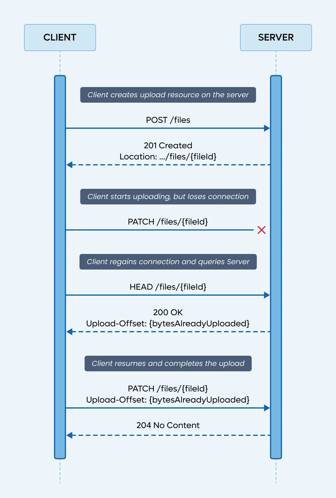 tus protocol diagram